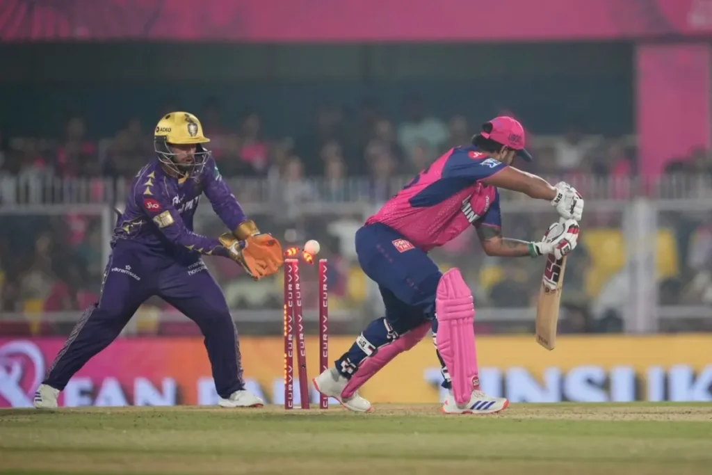 KKR vs RR Head to head moment KKR vs RR Head to head moment