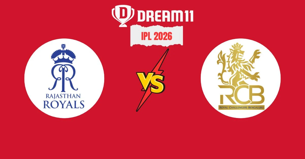 RR vs RCB Match 16 Dream11 Prediction IPL 2026 (10 April)