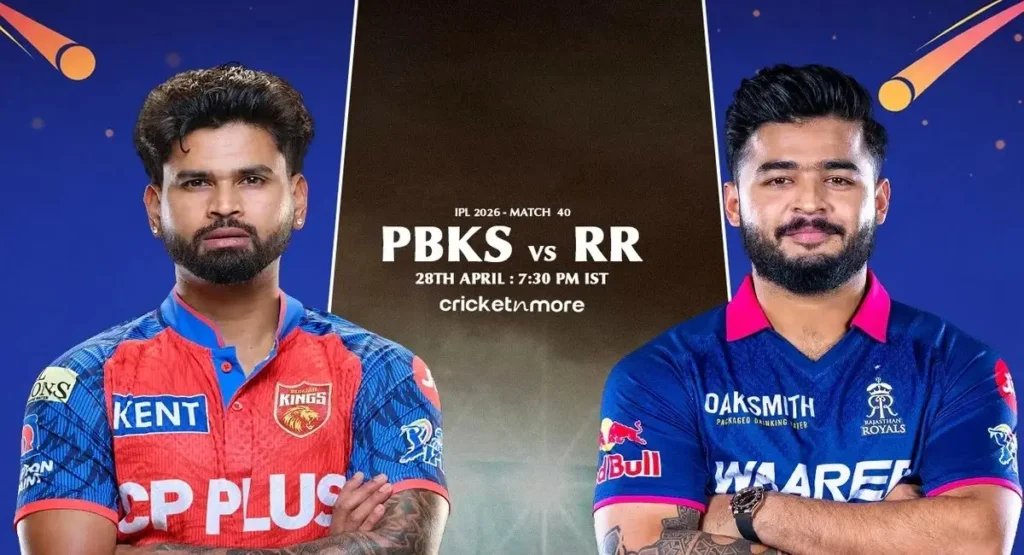 pbks vs rr match 40th preview pbks vs rr match 40th preview